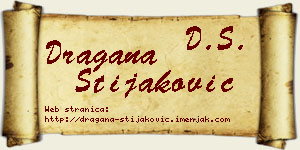 Dragana Stijaković vizit kartica